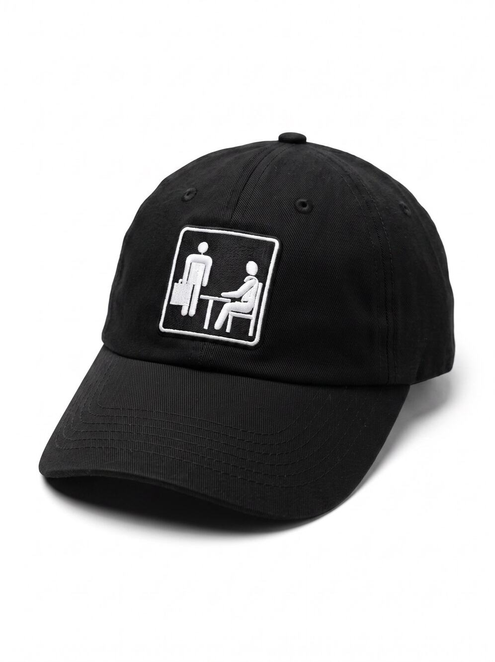 Funko The Office Unisex OS Black Cotton Strapback Dad Hat Dunder Mifflin Paper